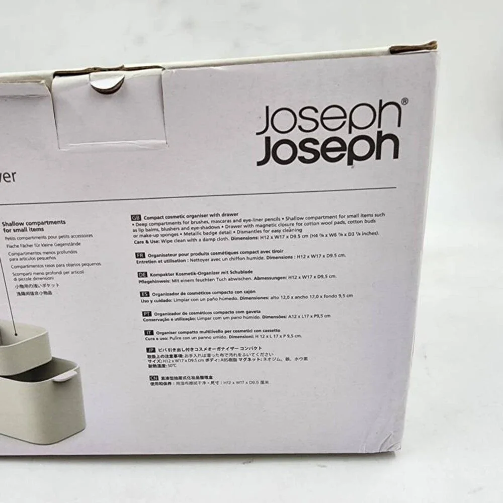 Joseph Joseph Viva Compact Cosmetic Organiser with Drawer - Shell